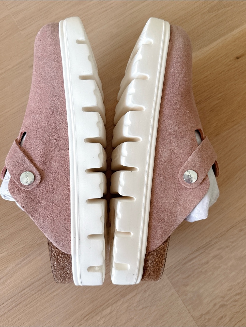 NIB Birkenstock Women's Boston Chunky Suede Clogs - Picture 5 of 13